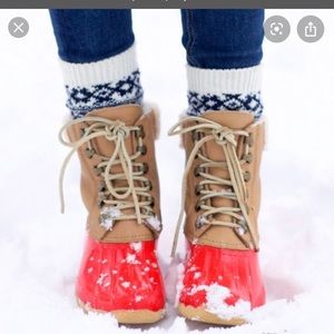Sperry boat topsider boots from jcrew